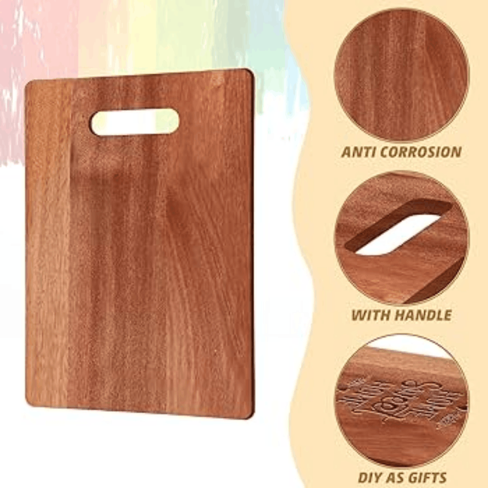Multipurpose wooden cutting and charcuterie board