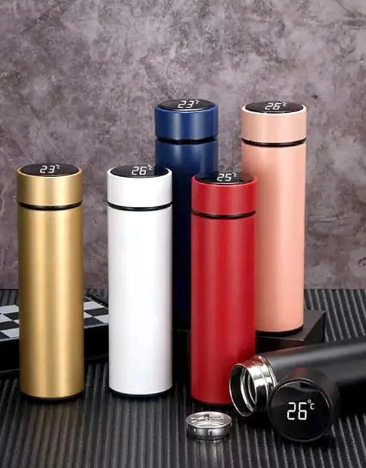 500ml Smart Water Bottle – LED Temperature Display Stainless Steel Flask