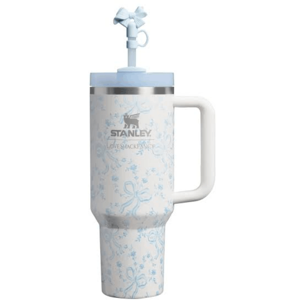 Limited-edition Coquette Bow Chantilly Quencher with bow straw topper