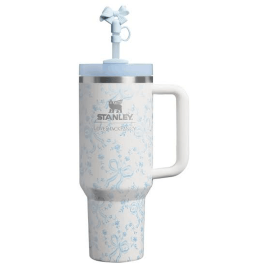 Limited-edition Coquette Bow Chantilly Quencher with bow straw topper