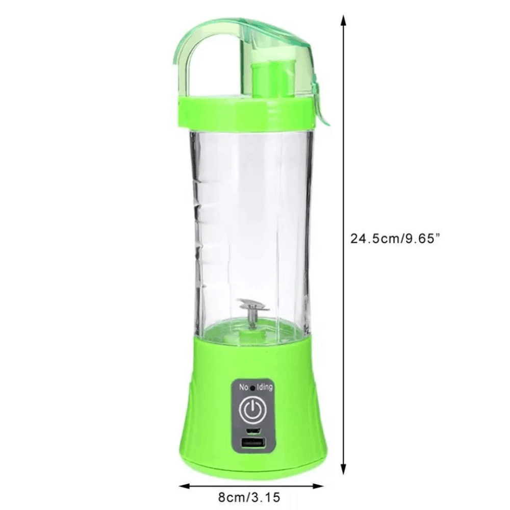 Rechargeable six-blade mini blender with one-button control