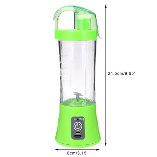 Rechargeable six-blade mini blender with one-button control